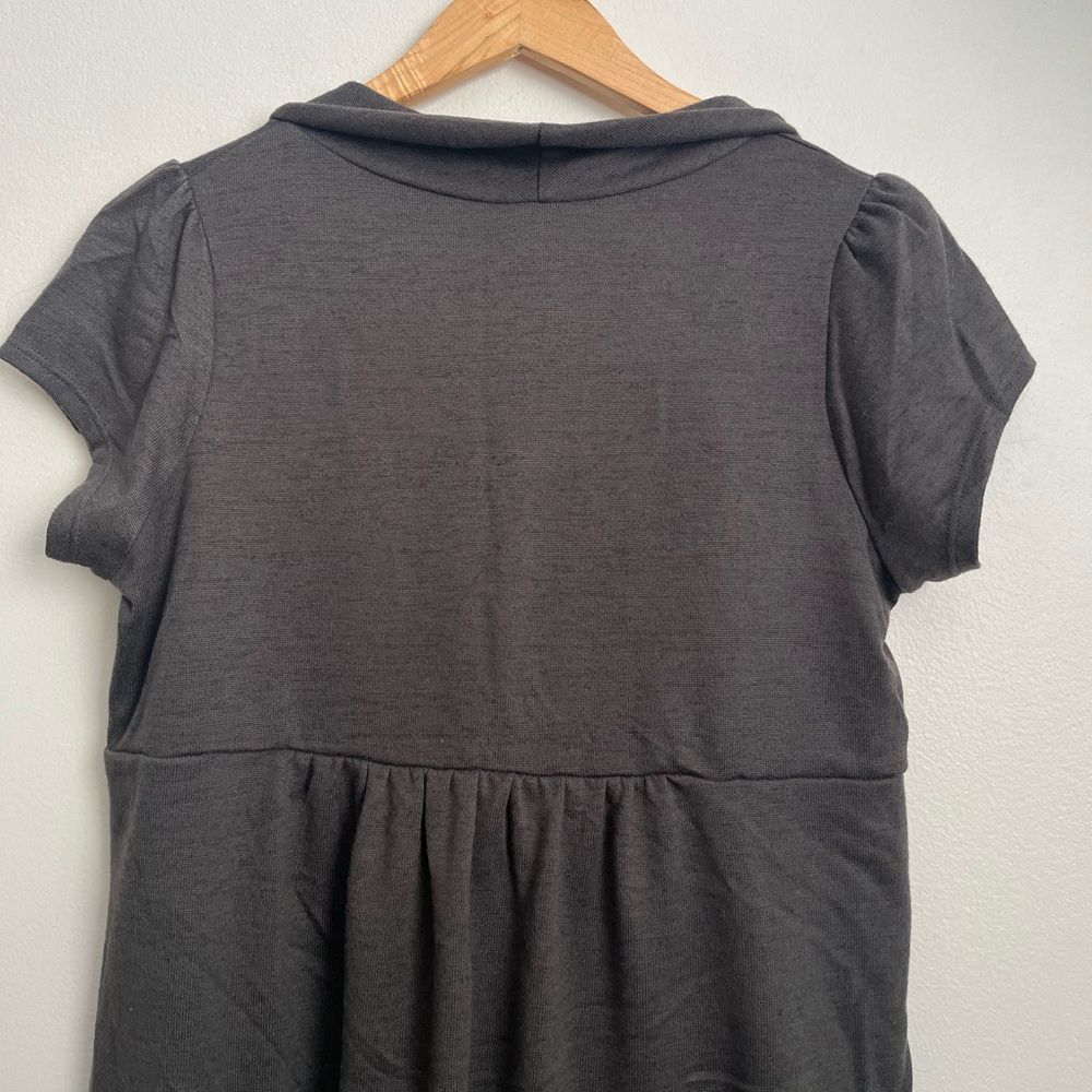 Three Seasons Maternity Charcoal Dress - Picture 7 of 12